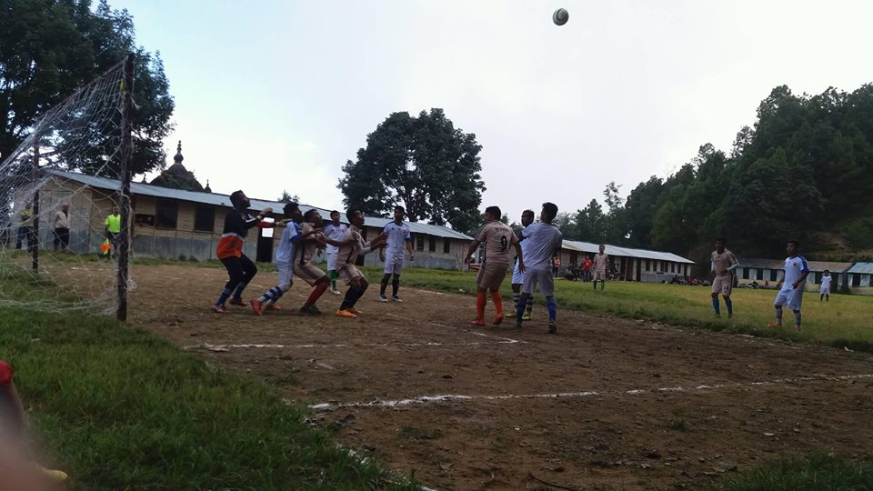 इन्द्रावतीमा दुई महिने फुटबल प्रशिक्षण हुँदै