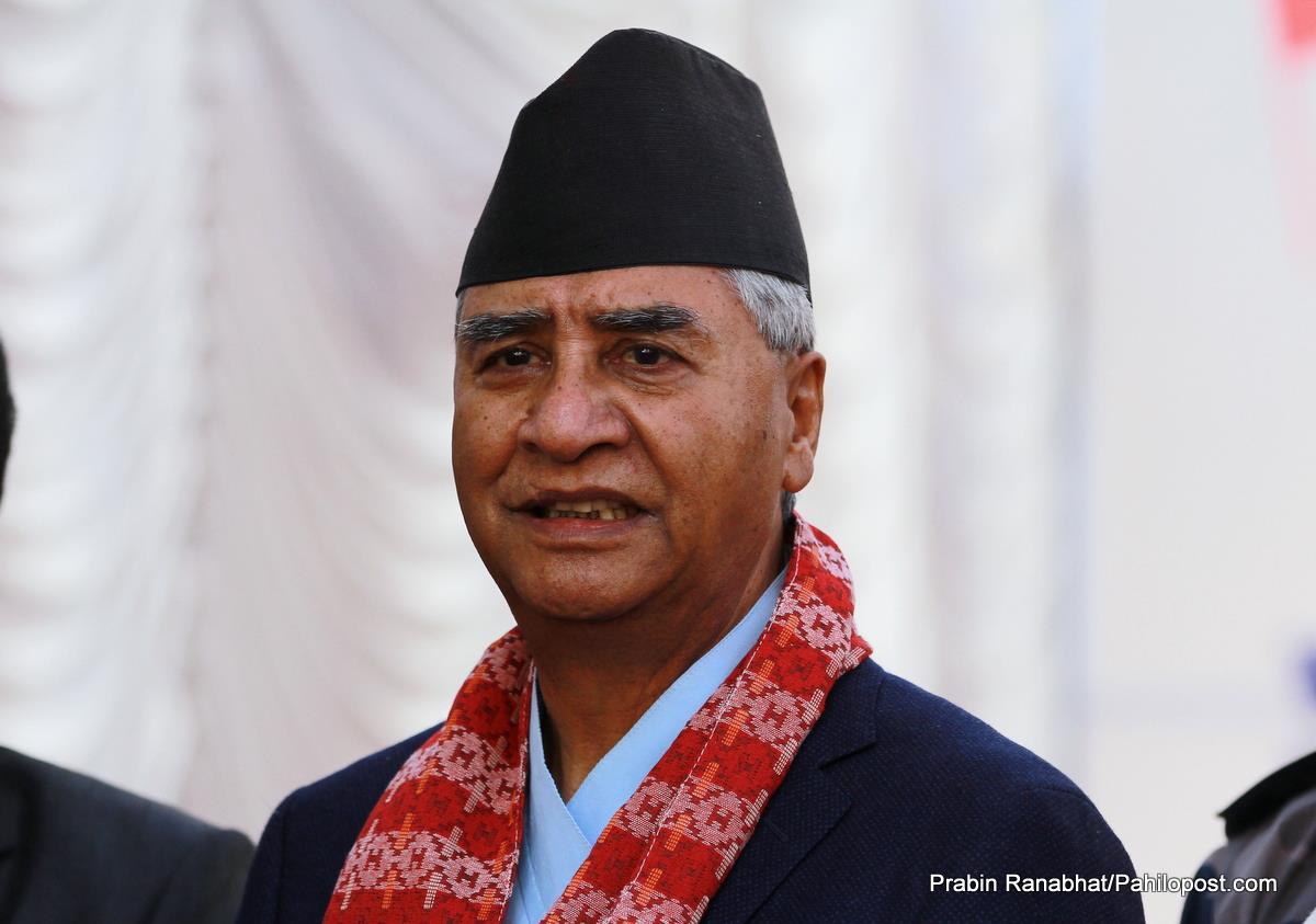 पार्टीलाई एक ढिक्का बनाए पछिमात्र विश्राम लिन्छु : देउवा